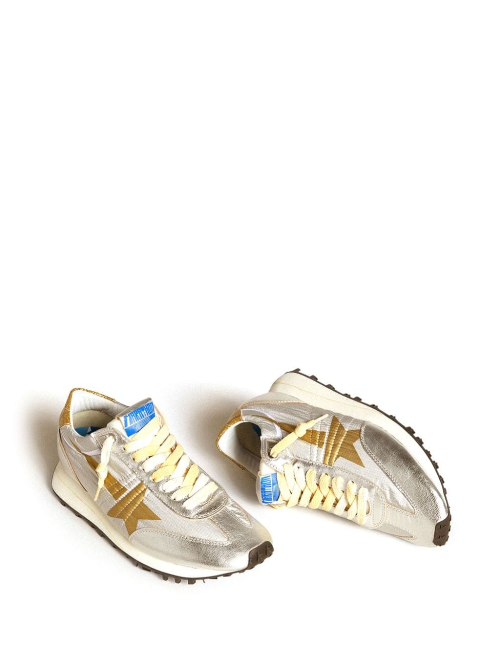 Star Printed Glitter Trainers - 4