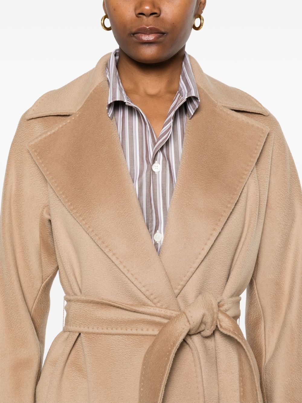 virgin-wool trench coat - 5