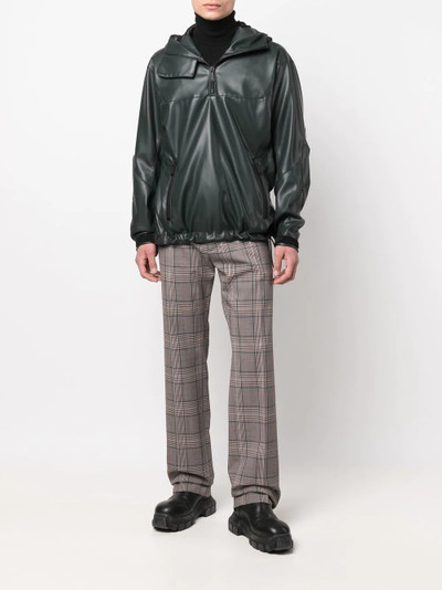 DSQUARED2 straight-leg checked trousers outlook