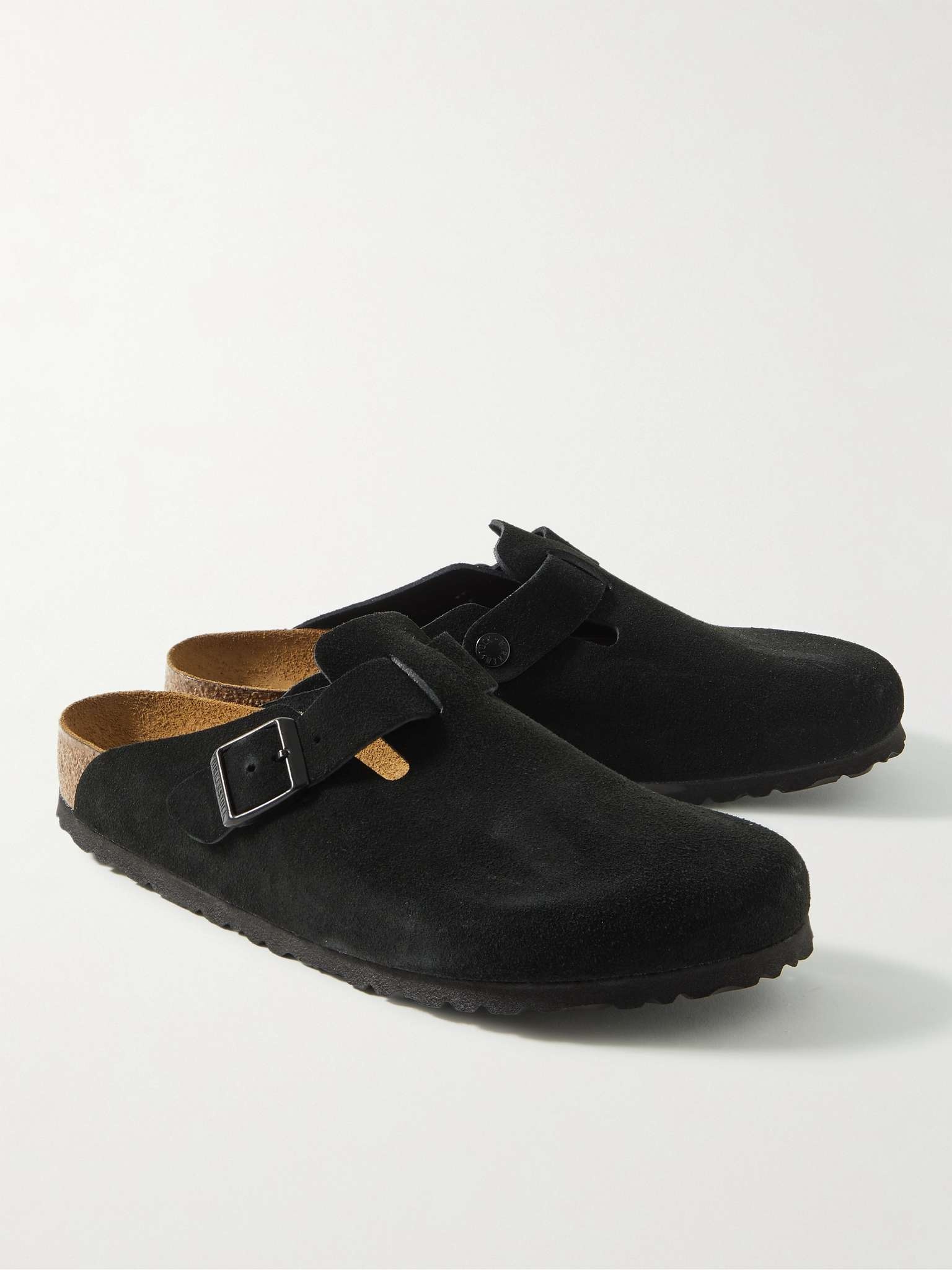 Boston Suede Clogs - 4