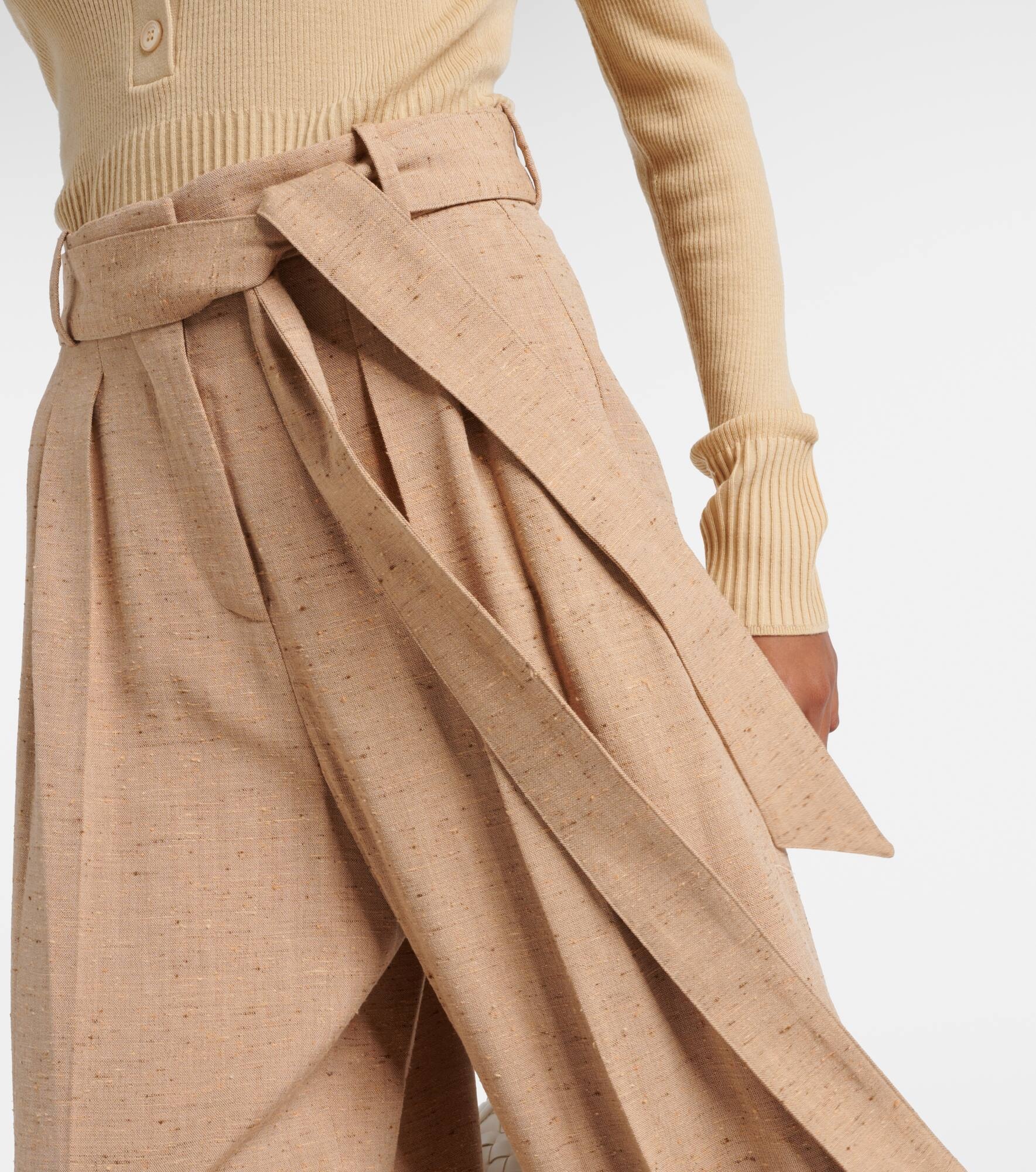 Atlas high-rise wide-leg pants - 4