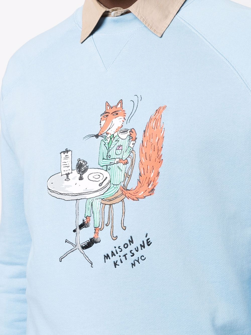 Oly Coffee Fox Classic Sweatshirt - 5