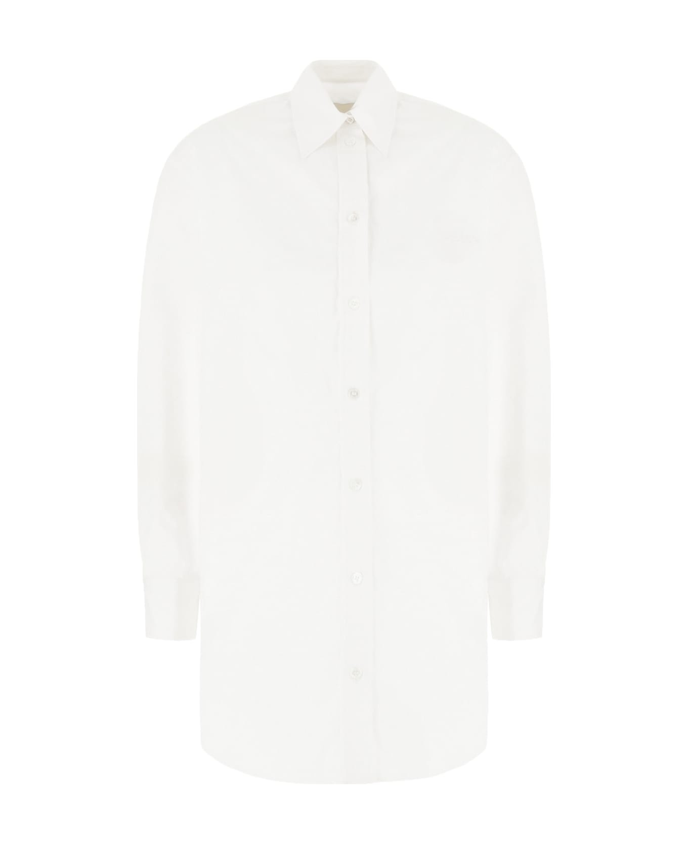 White Poplin Shirt - 1