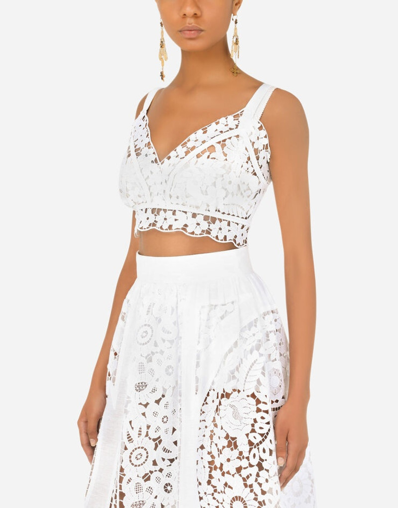 Embroidered linen top 4