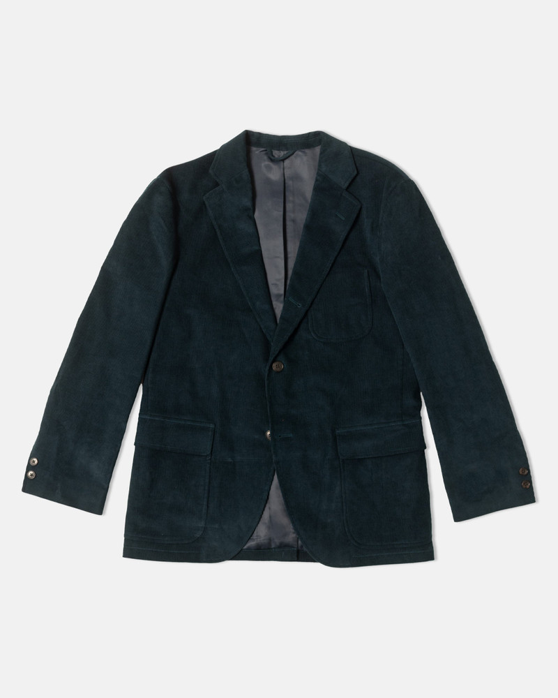 NAVY WIDE WALE CORDUROY SPORT COAT - TRIM FIT 1