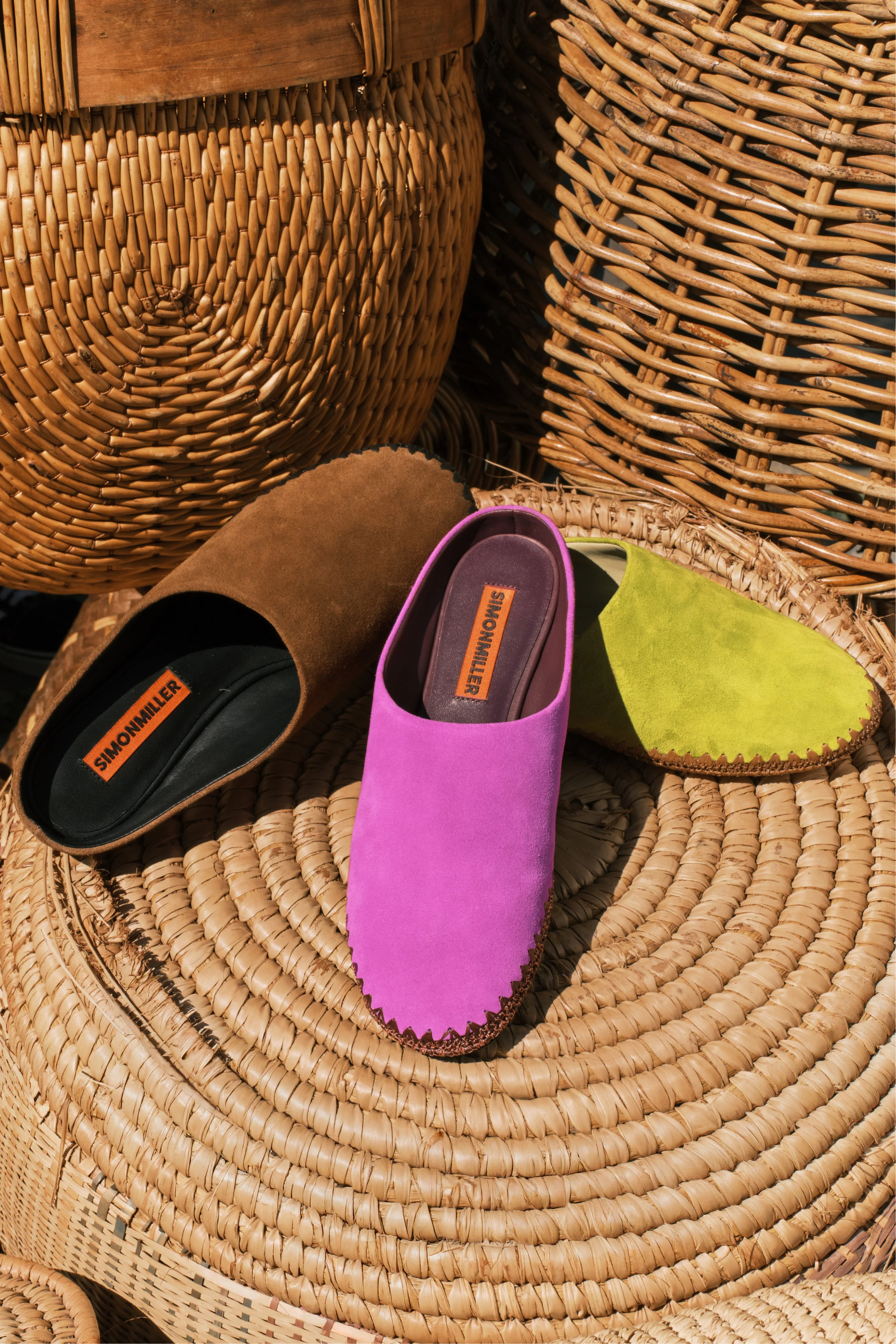 Riad Slipper In Fuchsia/Plum - 1