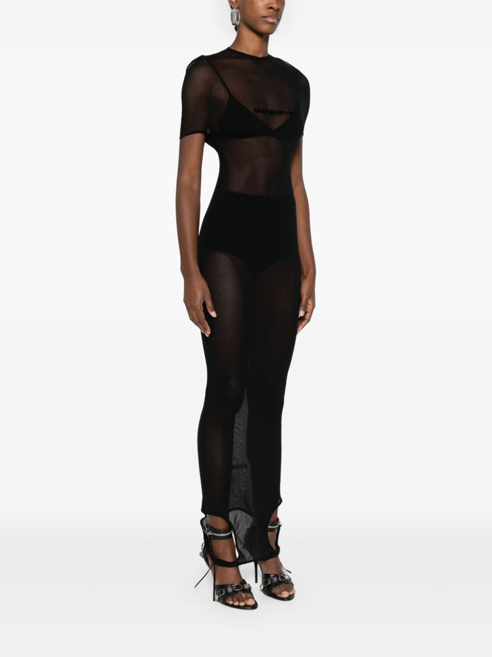 x Shayne Oliver mesh maxi dress - 3
