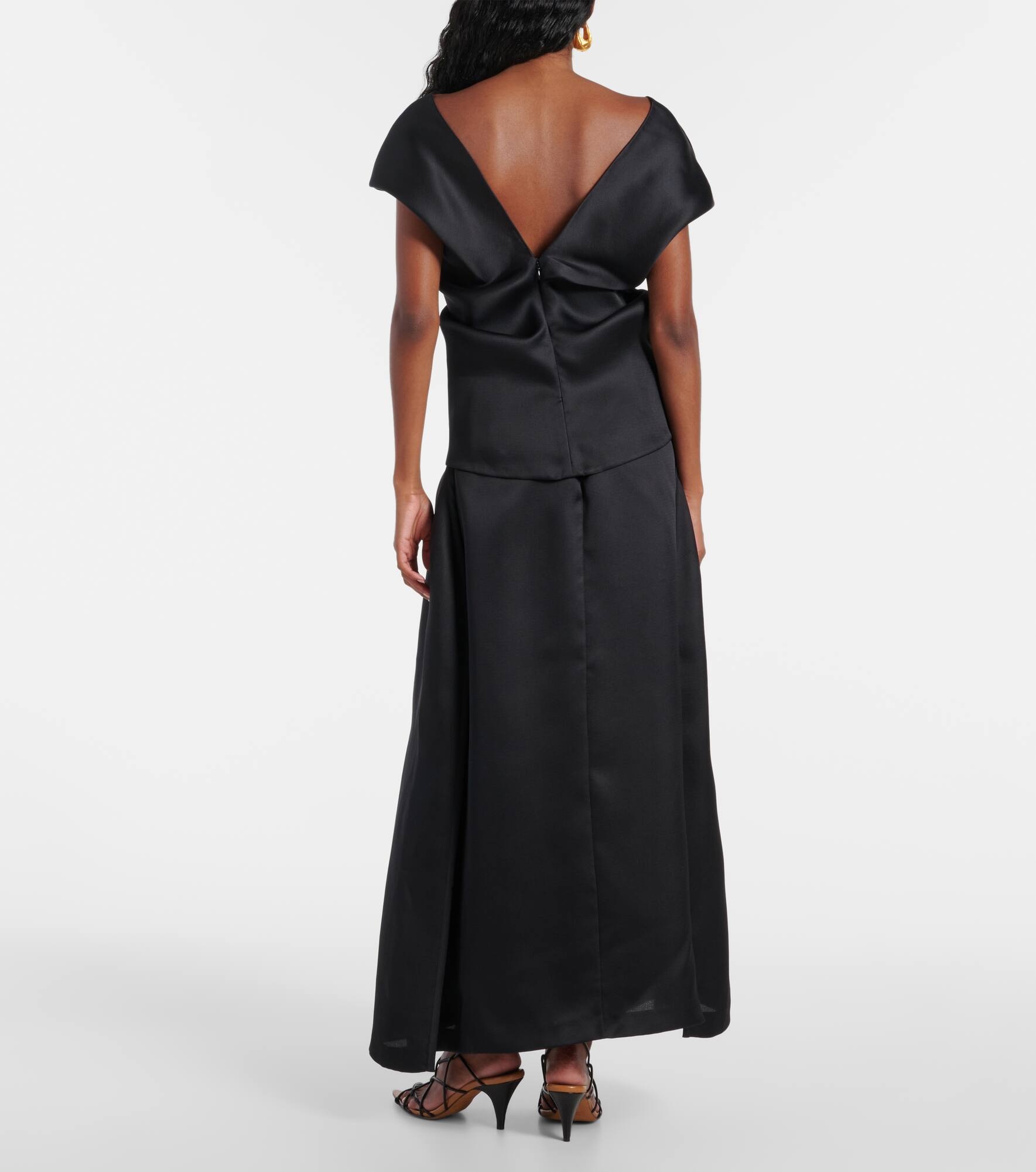 Ami silk satin top - 3