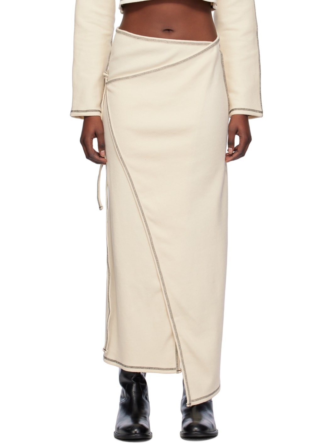 Off-White Garble Skirt - 1
