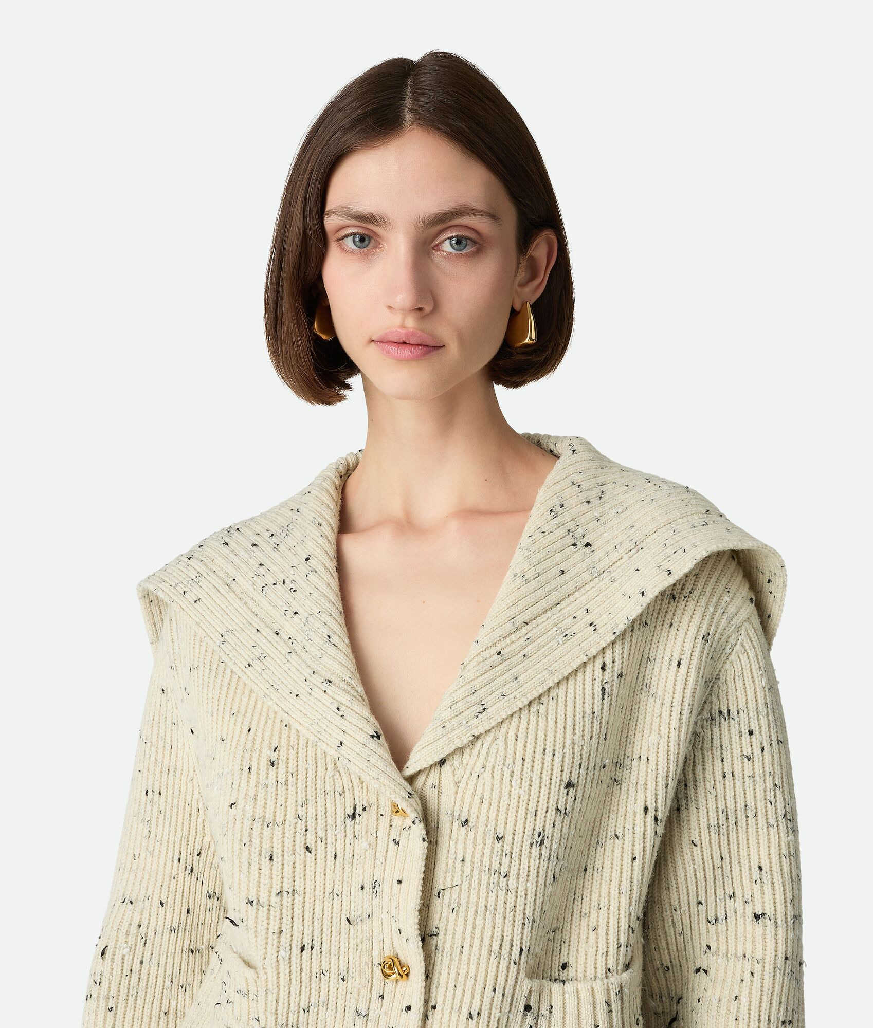 Wool English Rib Cardigan - 4