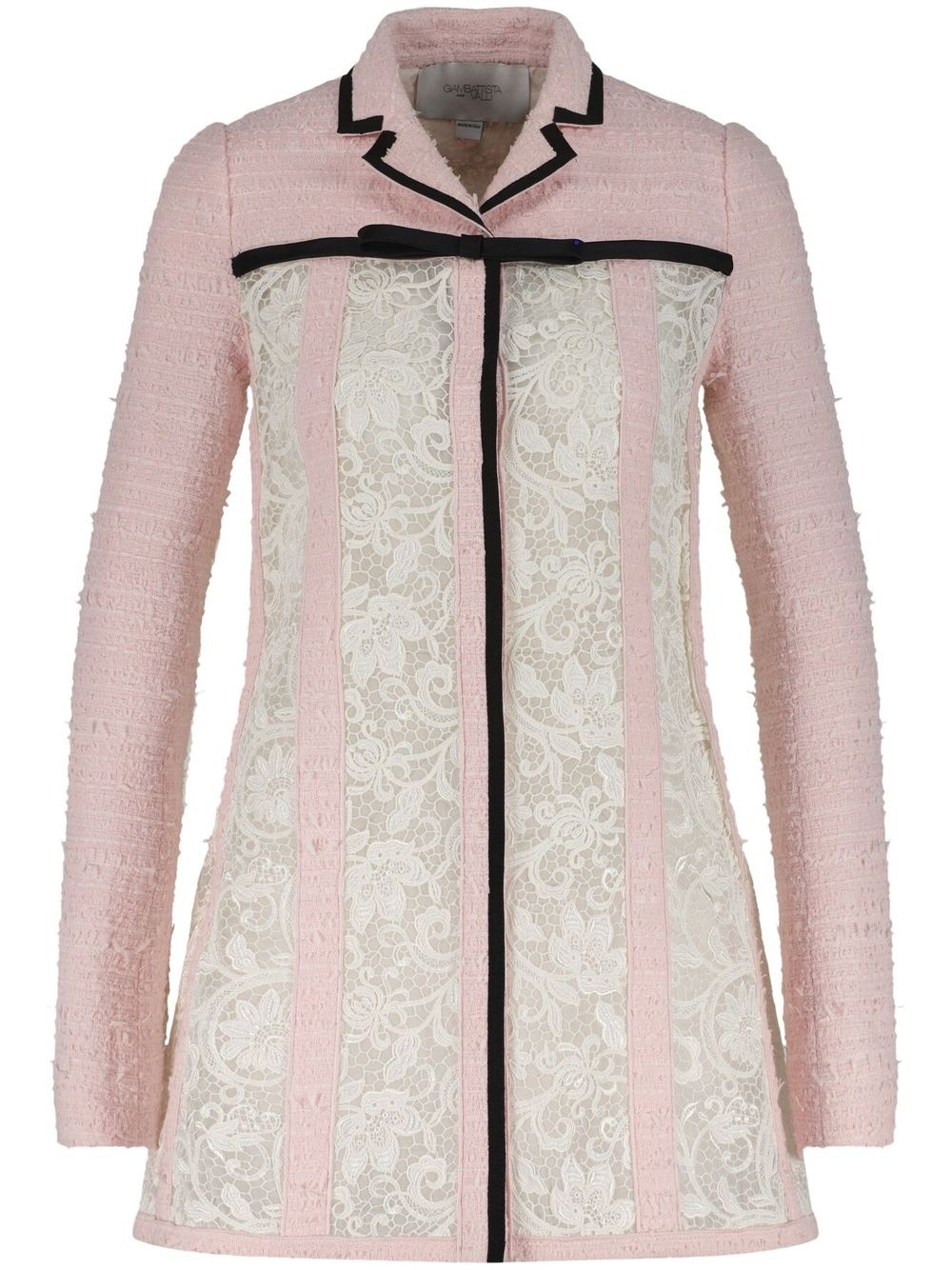 floral-embroidered shirt - 1