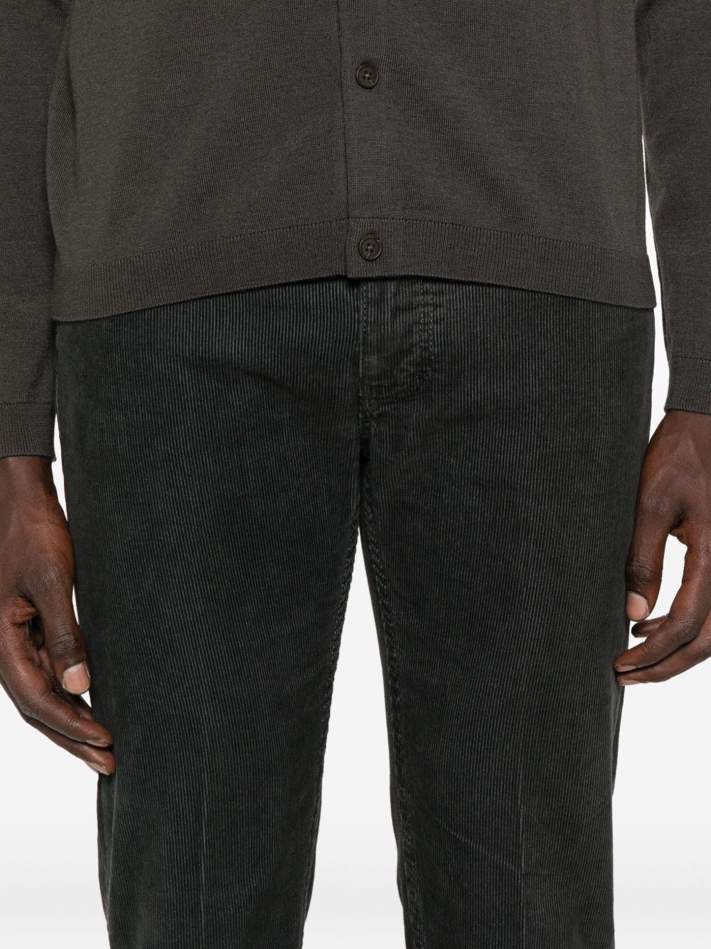 corduroy cotton trousers - 5