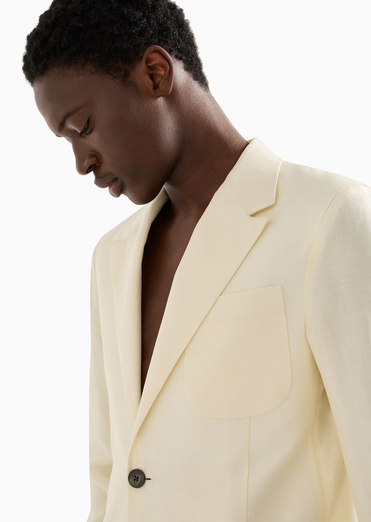 Single-breasted suit in an ultra-light tropical virgin wool and linen-blend fabric - 5