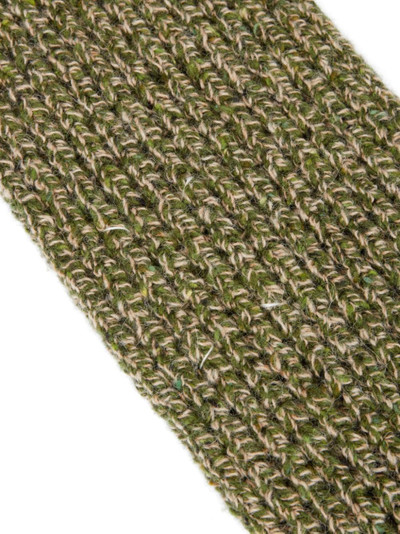 Maison Margiela chunky-knit wool-blend scarf outlook