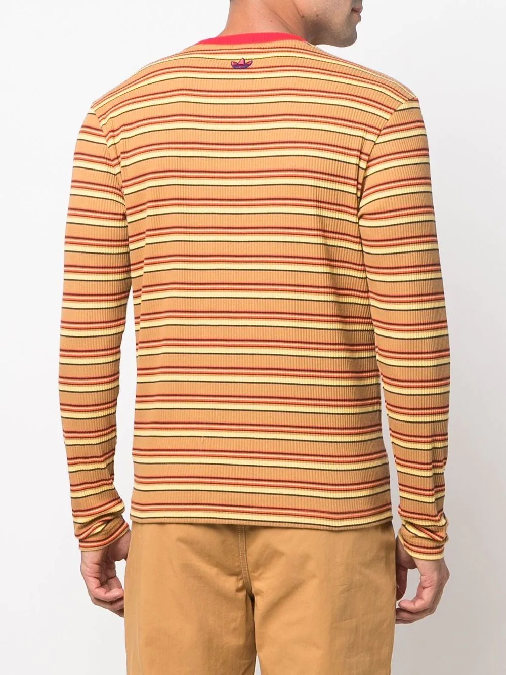 striped long-sleeve T-shirt - 4