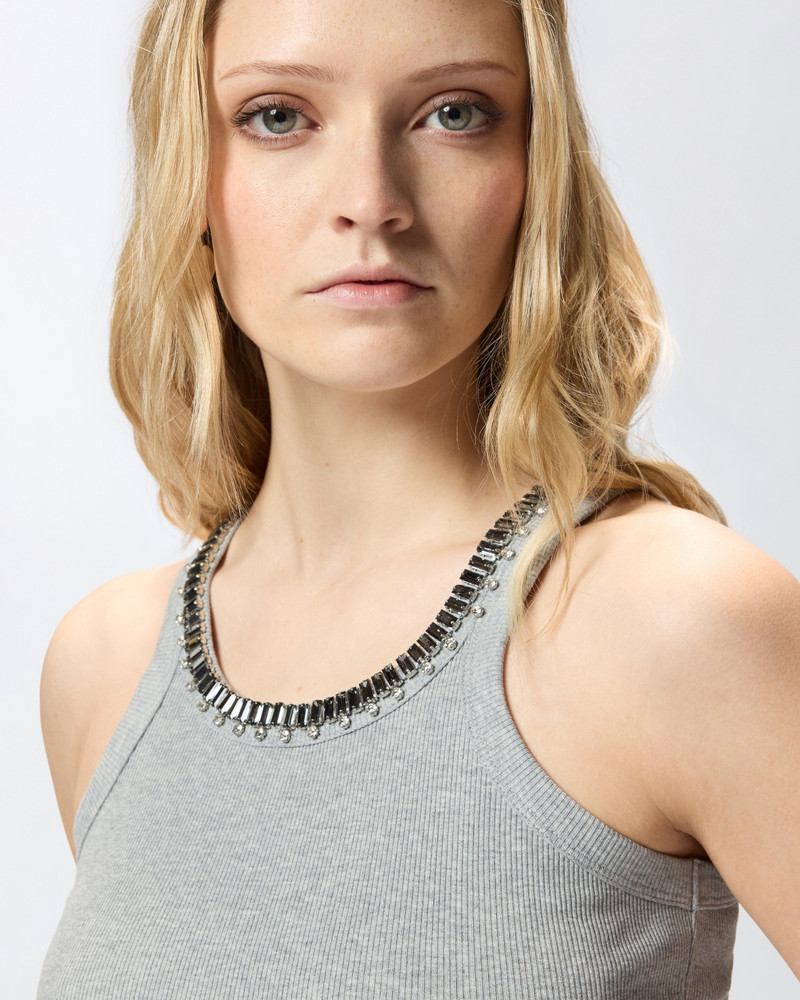 RIBBED TOP WITH BEJEWELLED EMBELLISHMENT 6