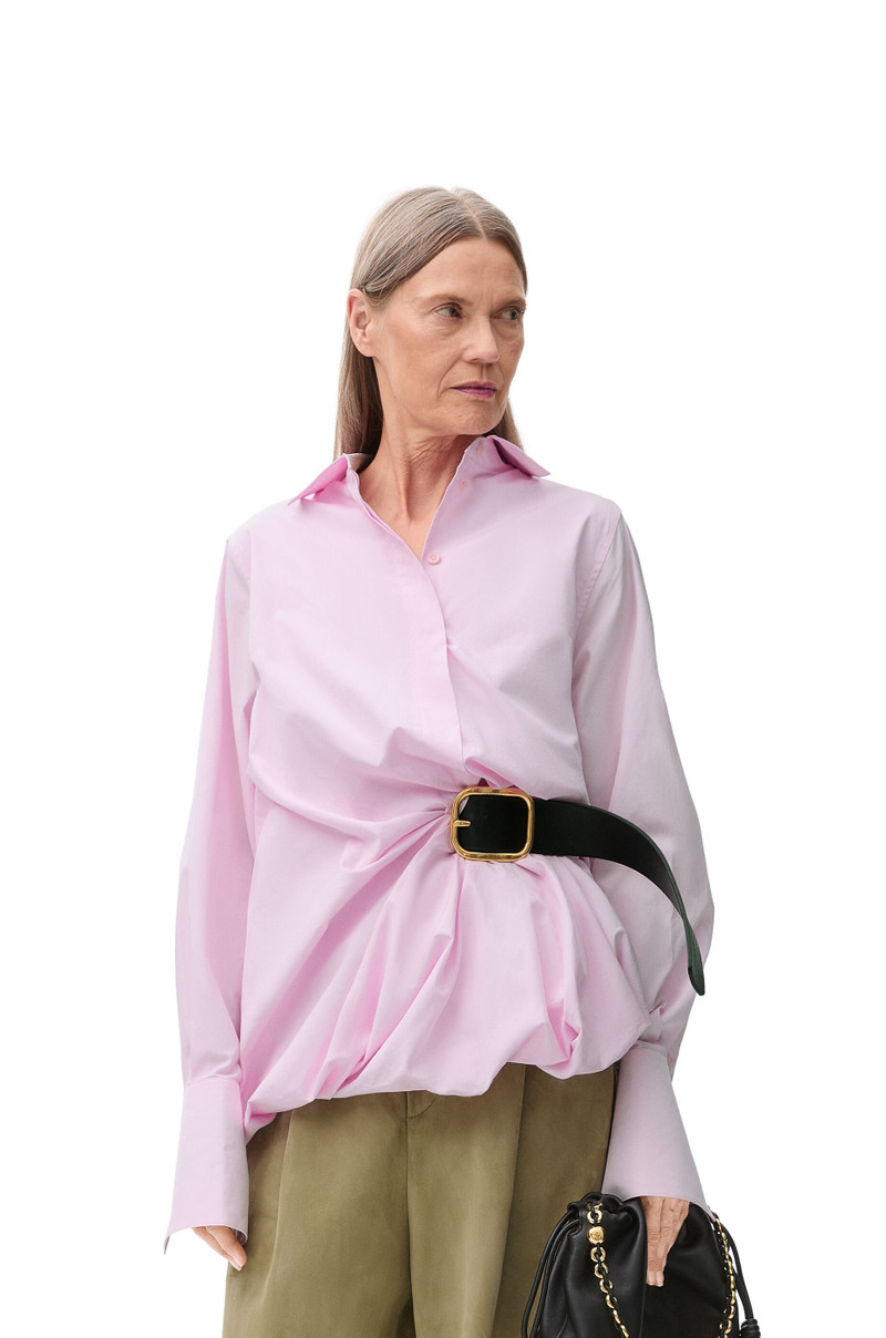 Belted shirt in cotton 3