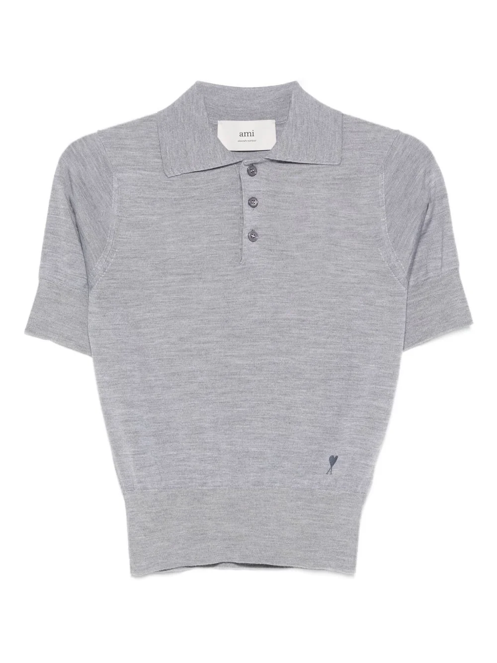 short-sleeve polo top - 1