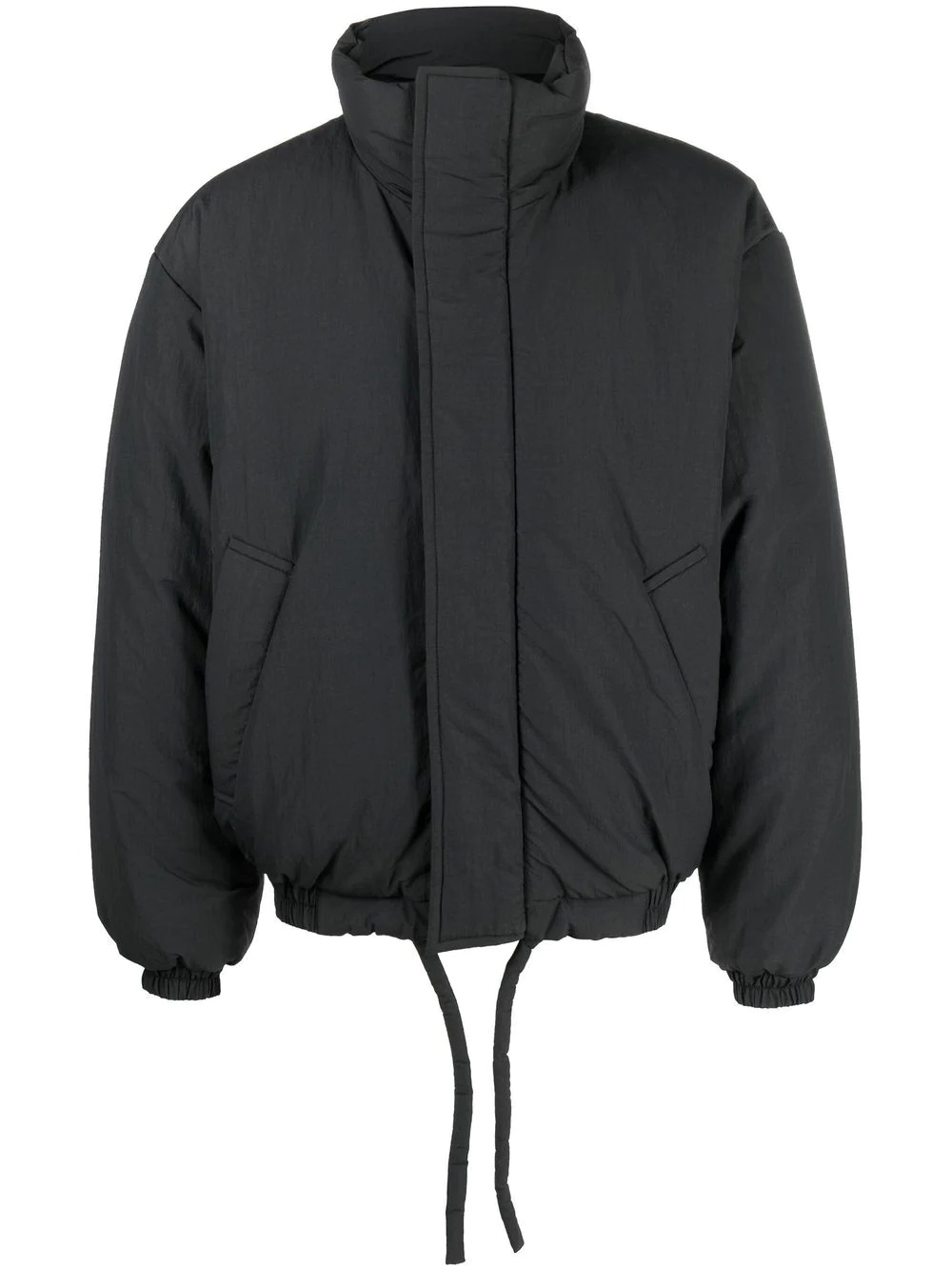 zip-up padded jacket - 1