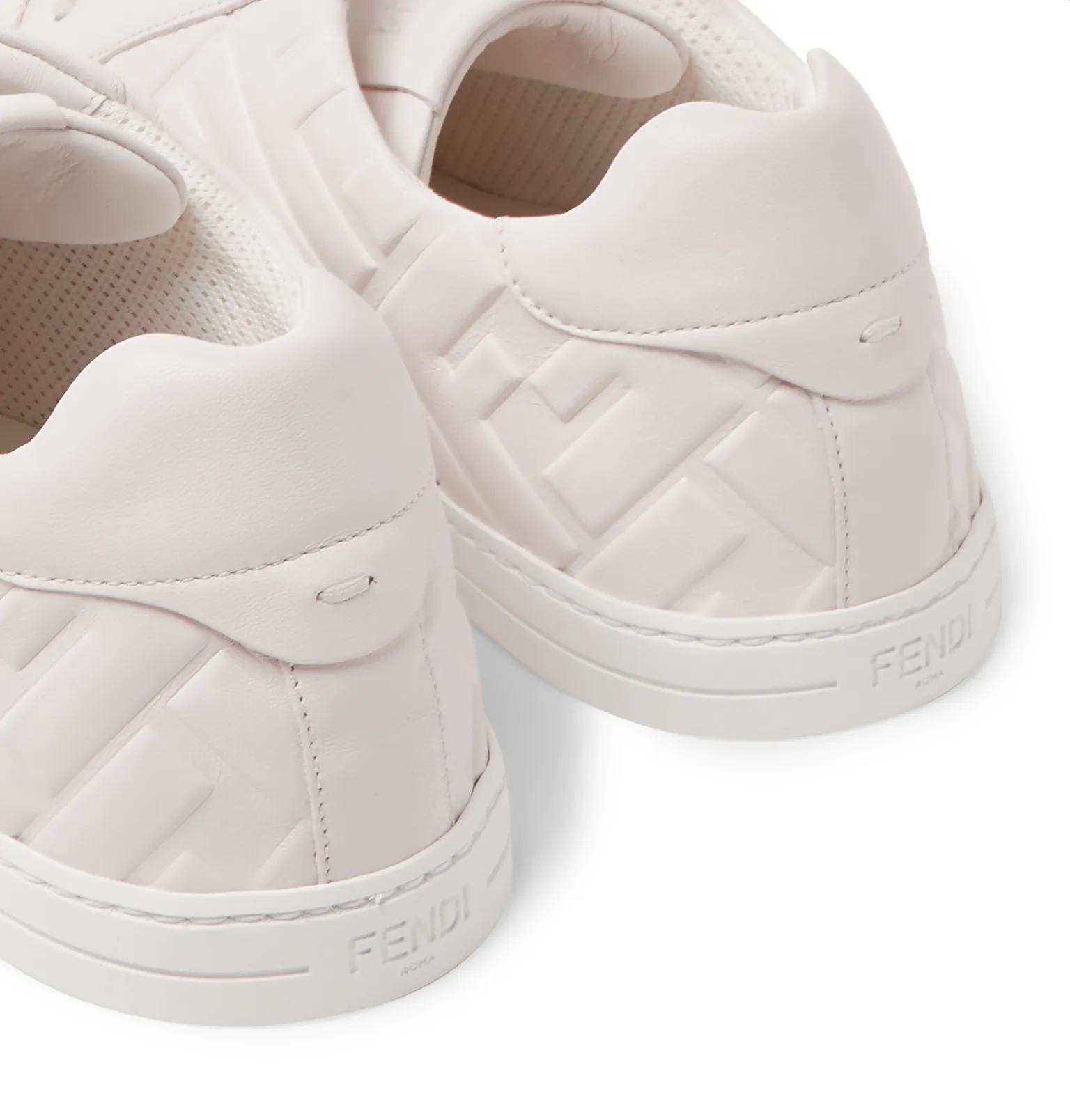 Logo-Embossed Leather Sneakers - 6