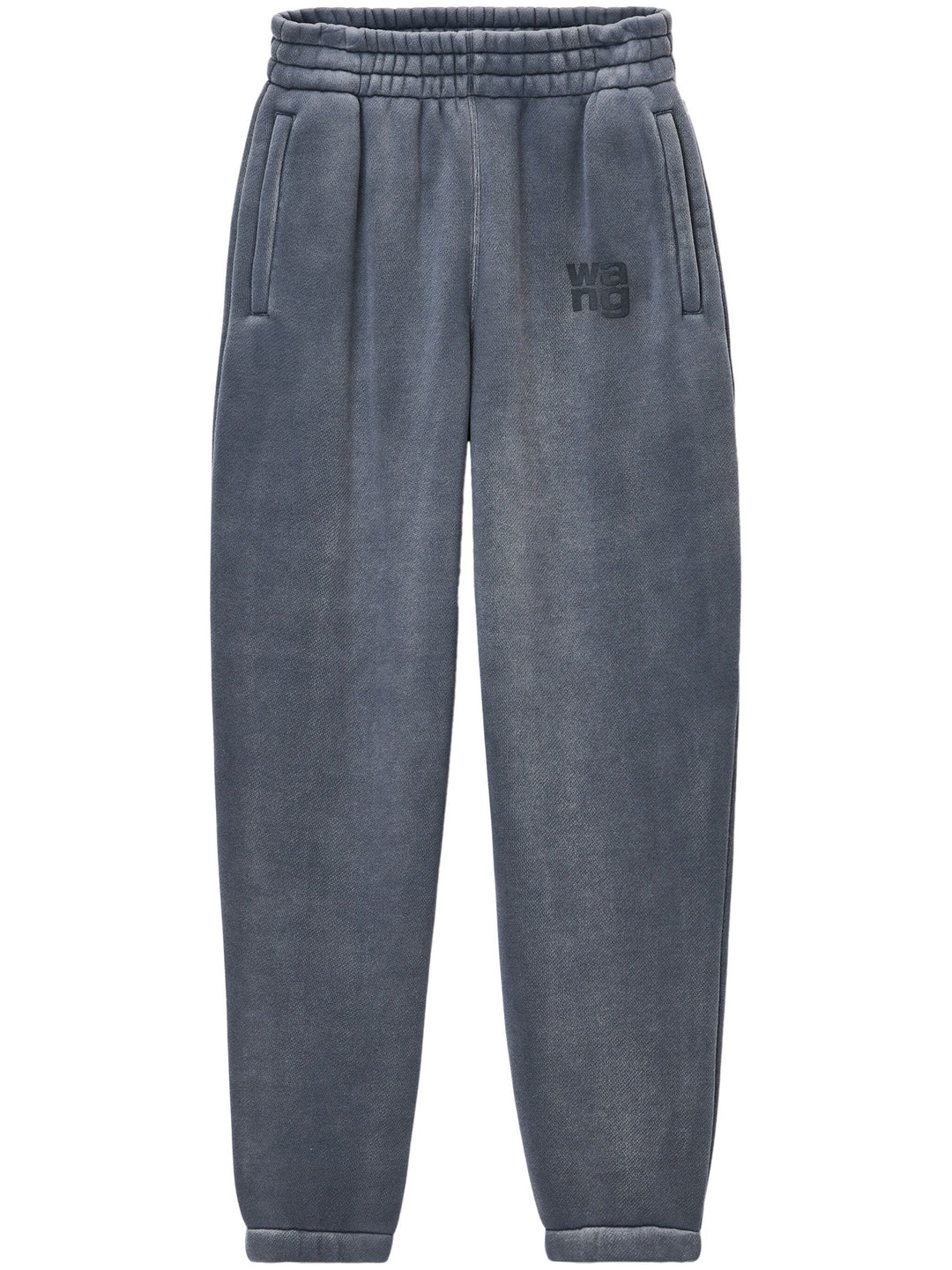 大人気【alexanderwang】Structured terry puff logo sweatpants PUFF LOGO SWEATPANT IN STRUCTURED TERRY in WHITE