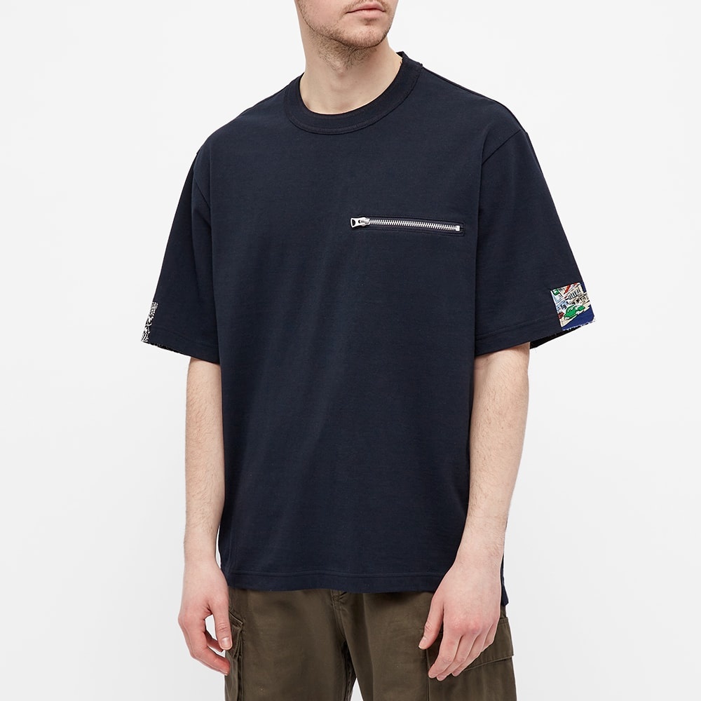 Sacai x Pendleton Archive Print Mix Tee - 5