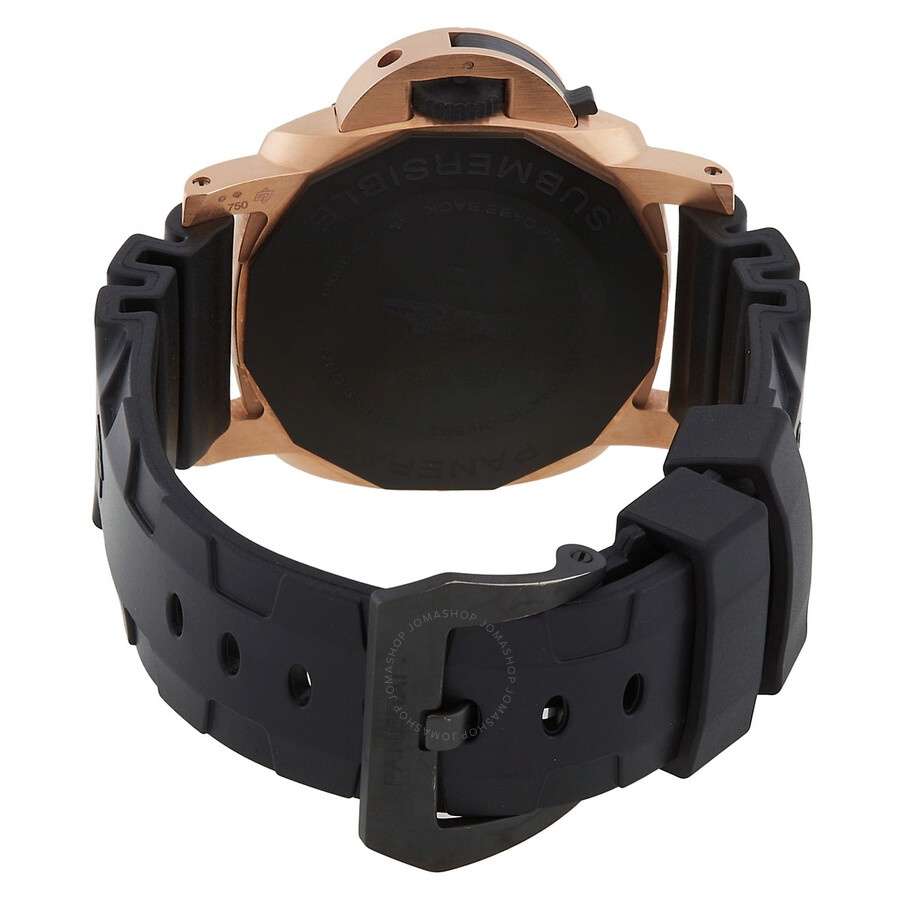 Panerai Submersible Goldtech OroCarbo Automatic Black Dial Men's Watch pam01070 - 3