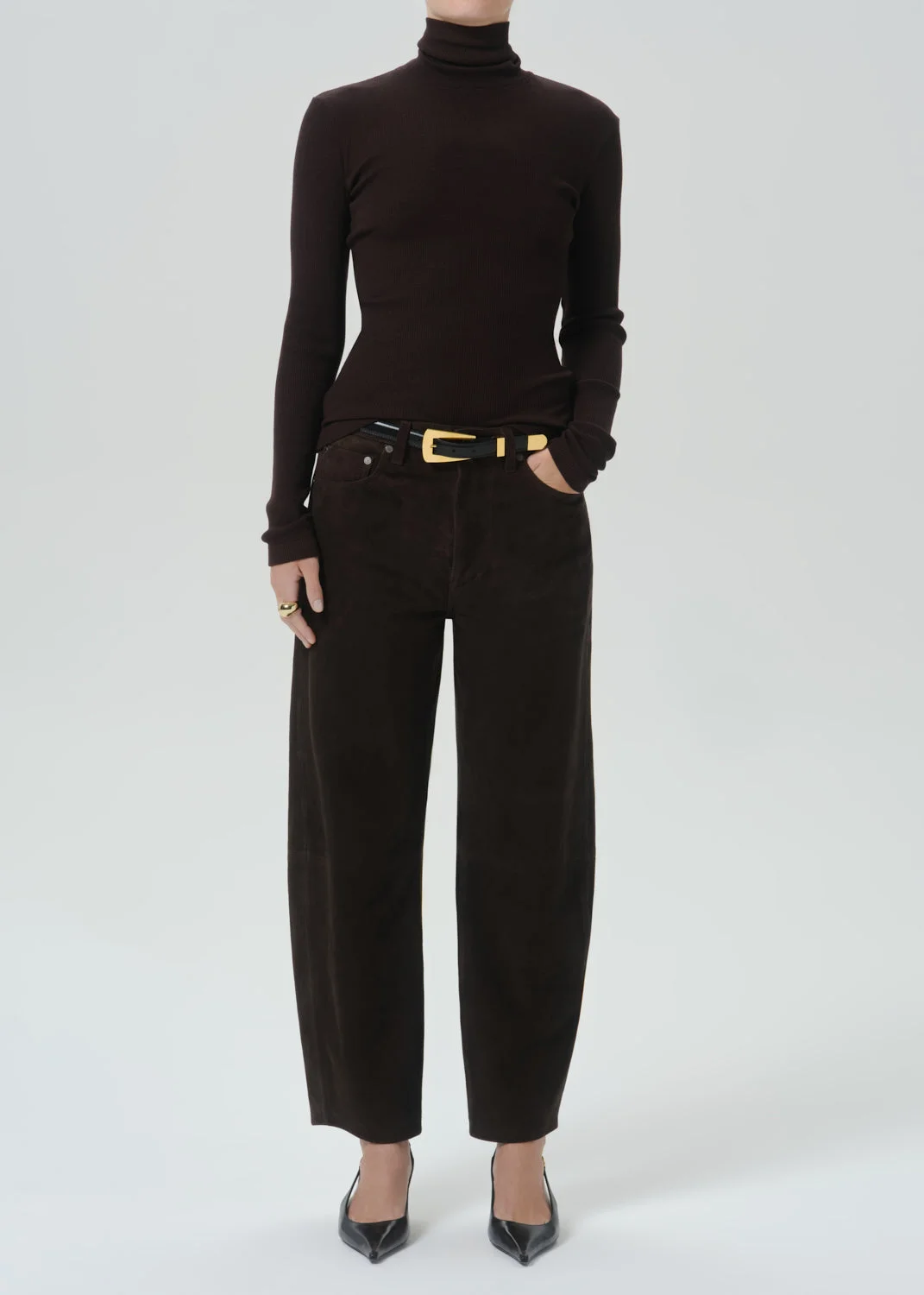 Caradene Turtleneck In Chocolate - 1
