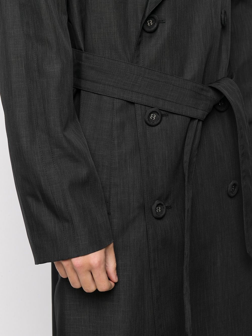 double-breasted trench coat - 5