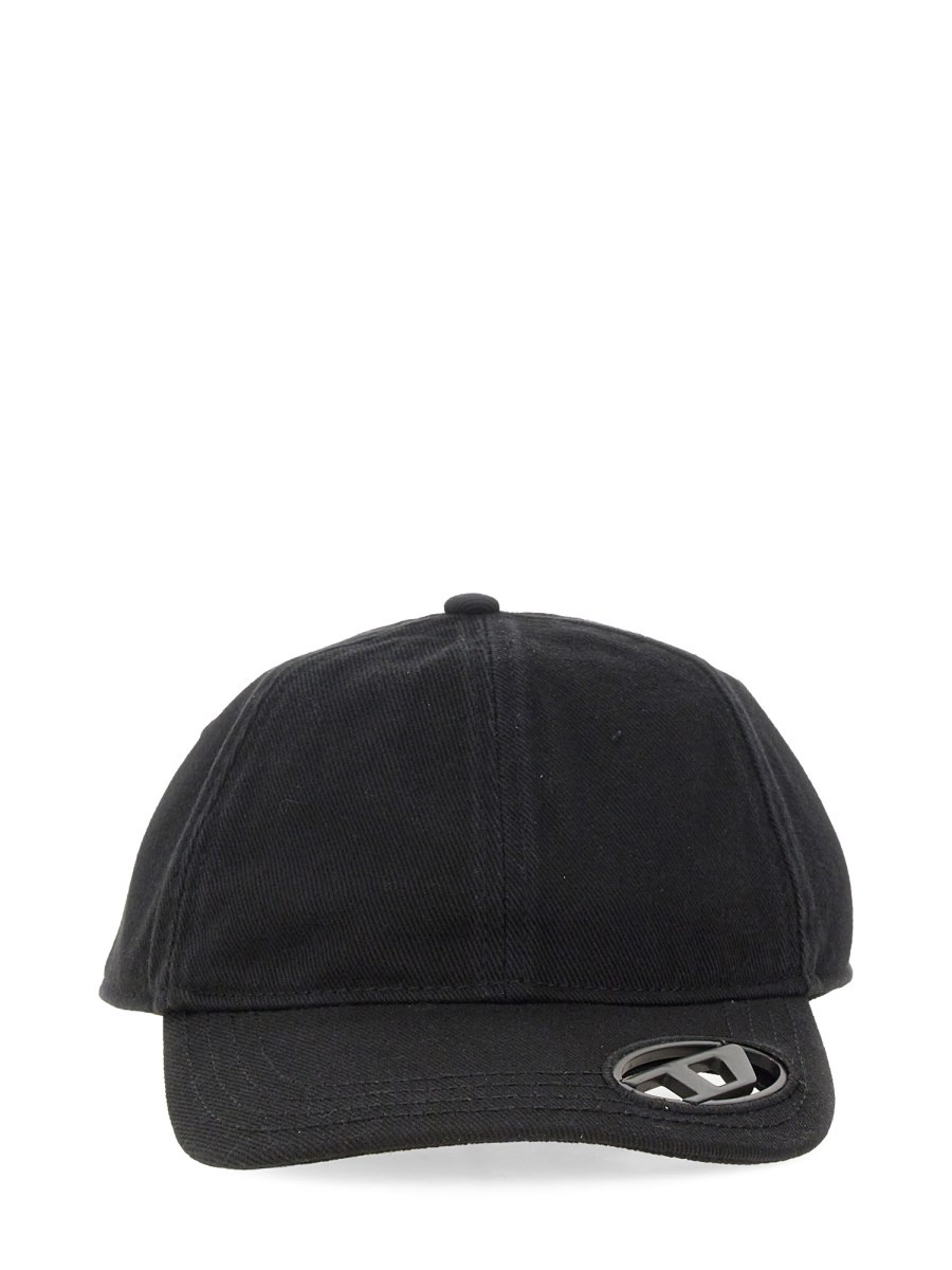帽子 DIESEL C-Plak Men's Baseball cap with oval D plaque | Diesel C-PLAK