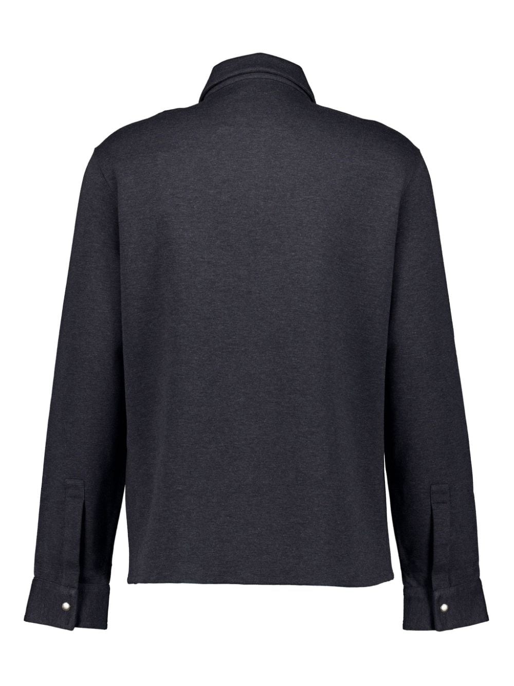 zipped tailored cotton shirt - 2