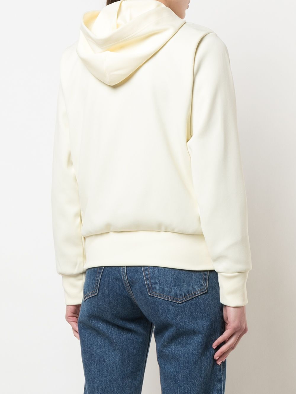 heart-patch zip-up hoodie - 4