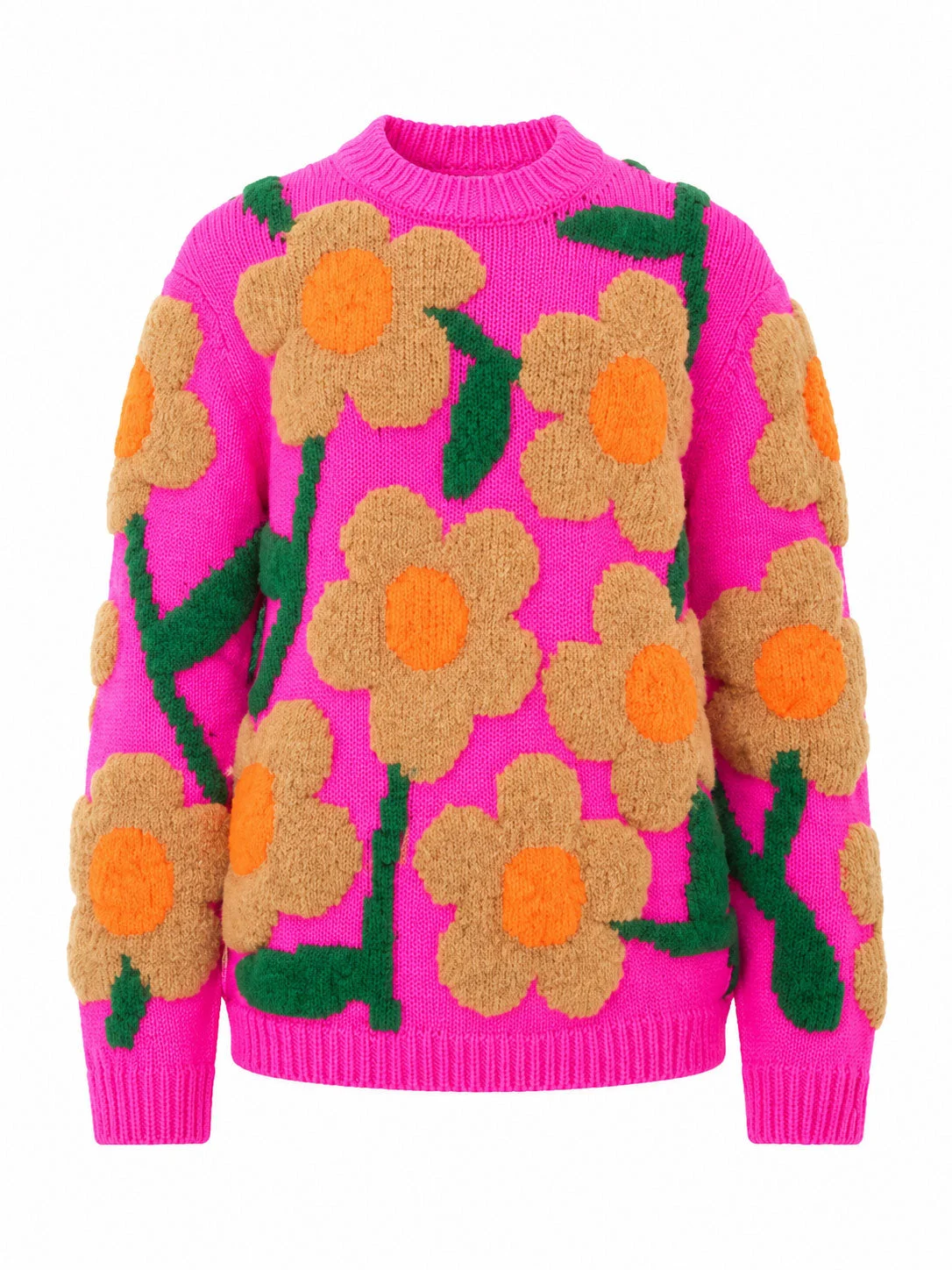 FLOWER POWER KNIT - PINK - 1