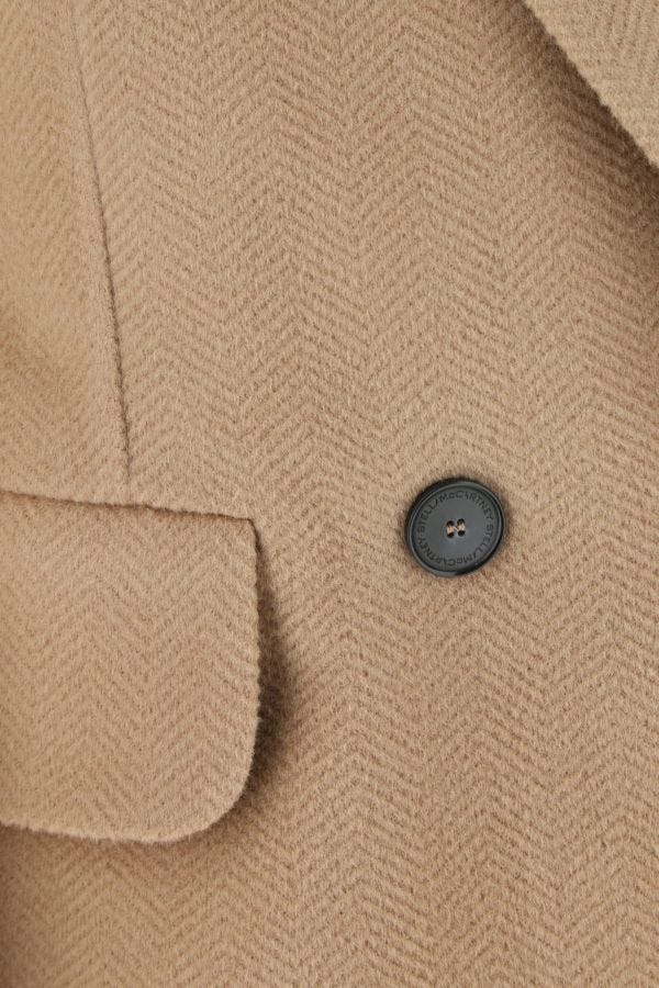 コート Stella Mccartney Antiqued pink wool coat コート STELLA McCARTNEY Antiqued Pink Wool Coat Stella