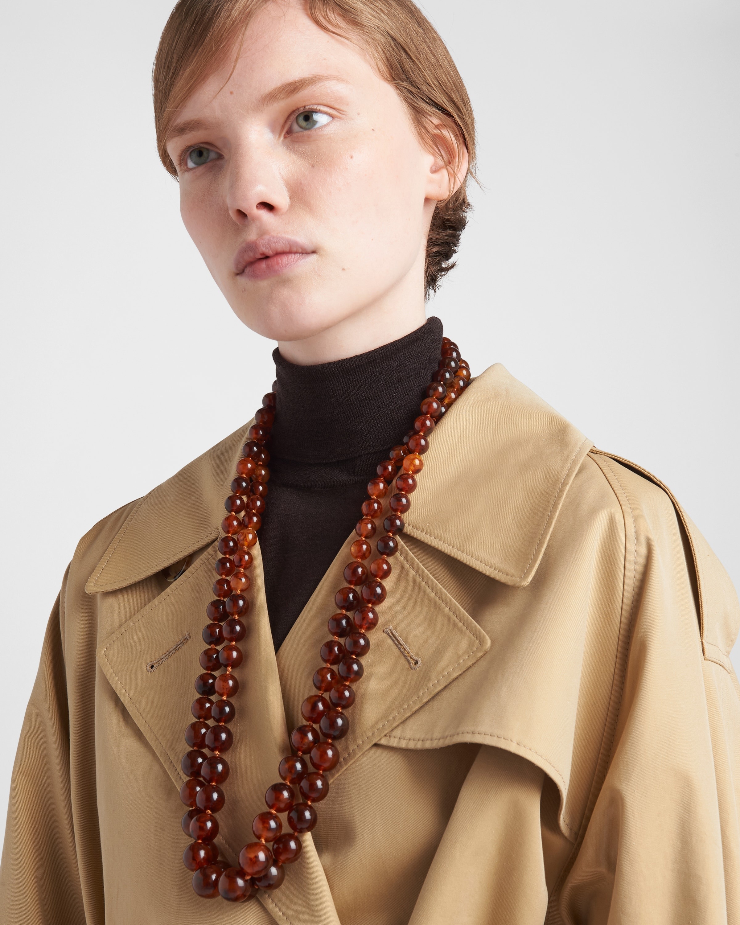 Cotton twill trench jacket - 4