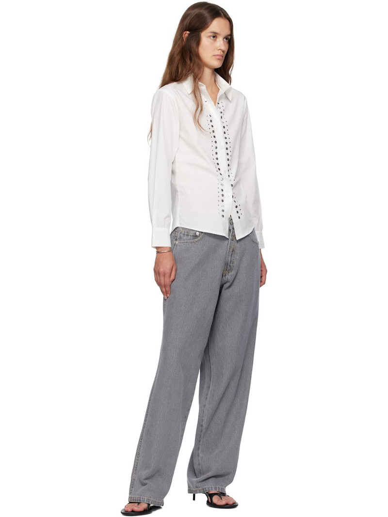 gimaguas Gray Baggy Jeans outlook