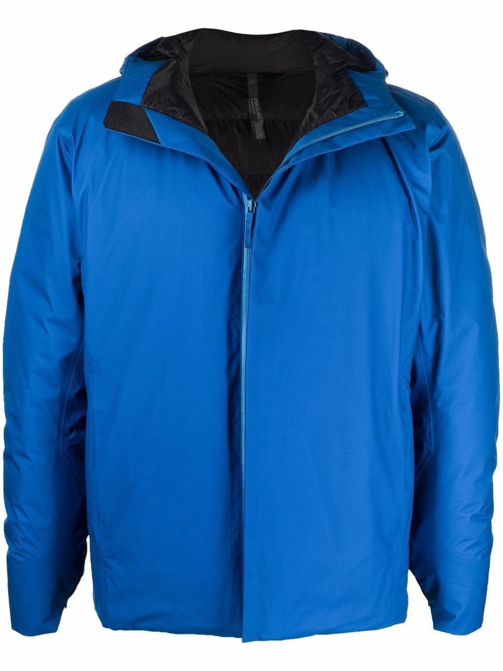 padded hooded down jacket - 1