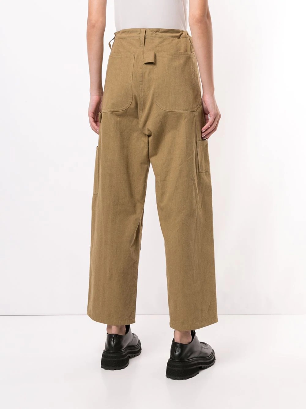 loose fit cargo trousers - 4