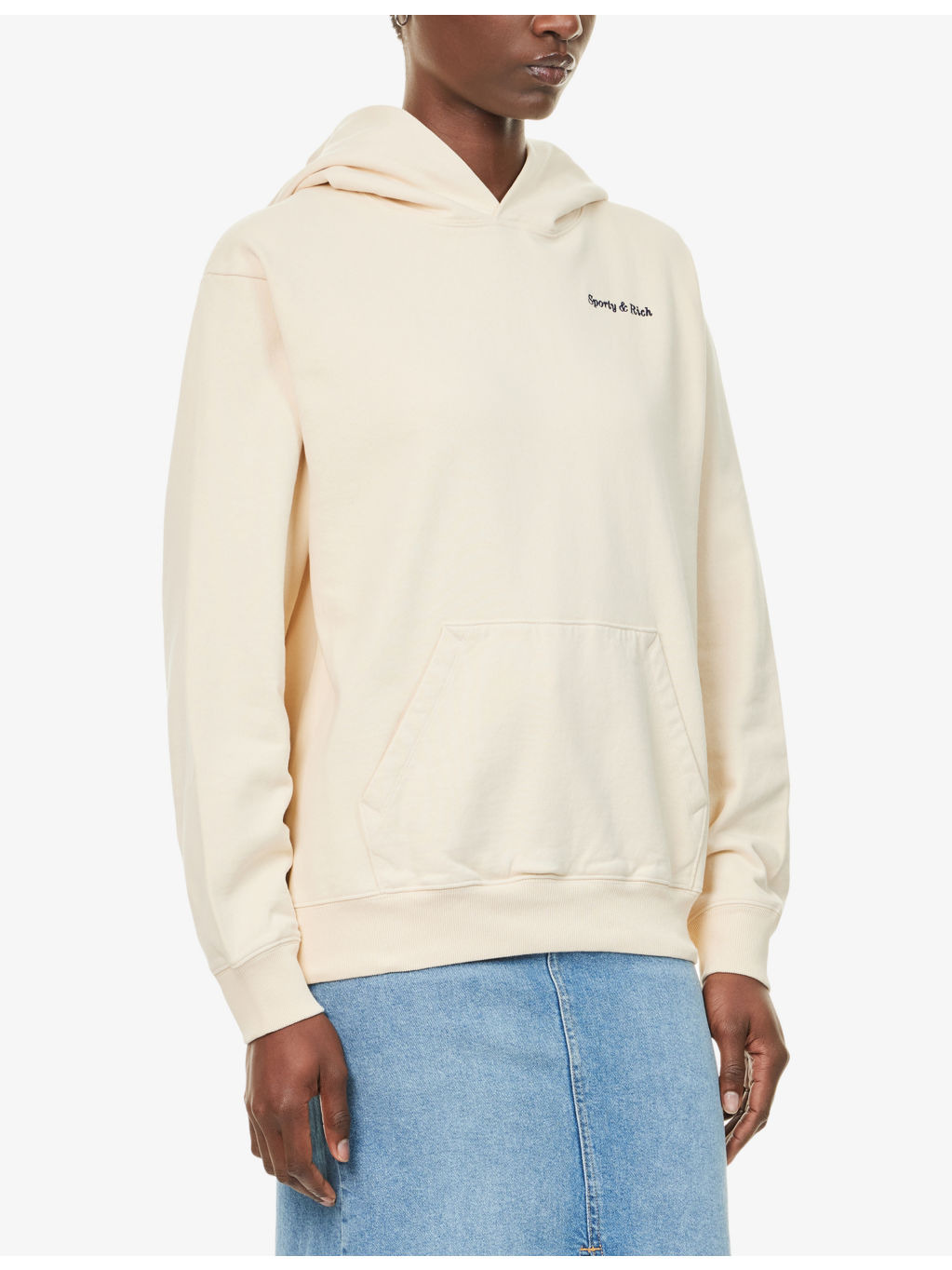 Eden Crest Embroidered Cotton Hoodie - 3