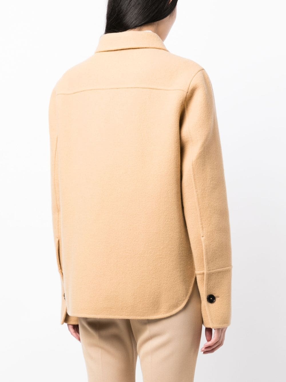 single-breasted wool jacket - 4