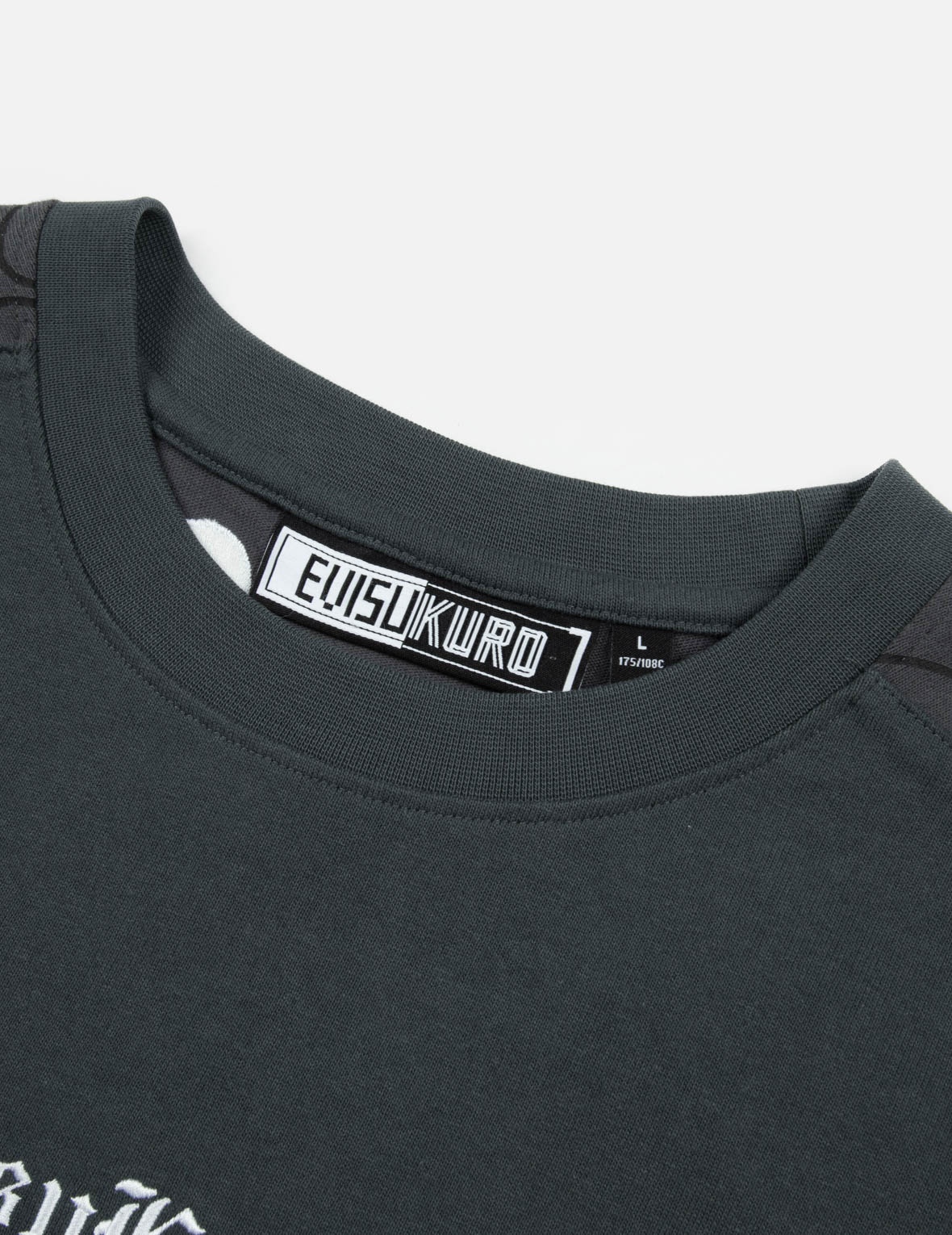 Allover EVISUKURO Print and Embroidery Loose Fit T-Shirt - 10