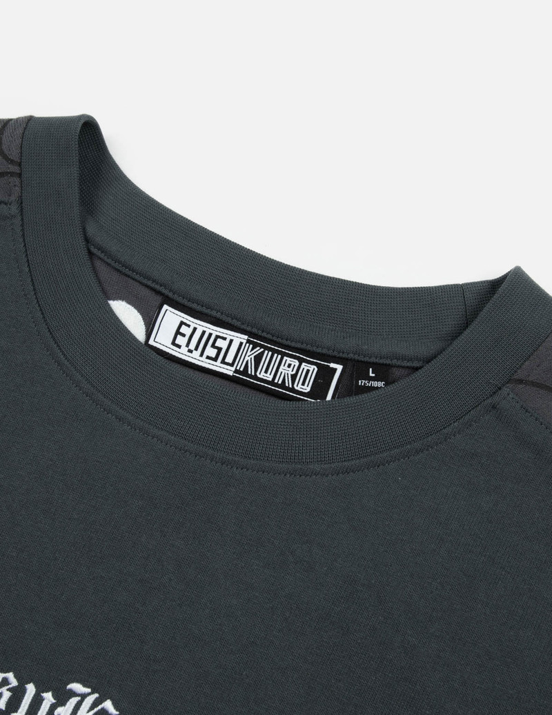 Allover EVISUKURO Print and Embroidery Loose Fit T-Shirt 10