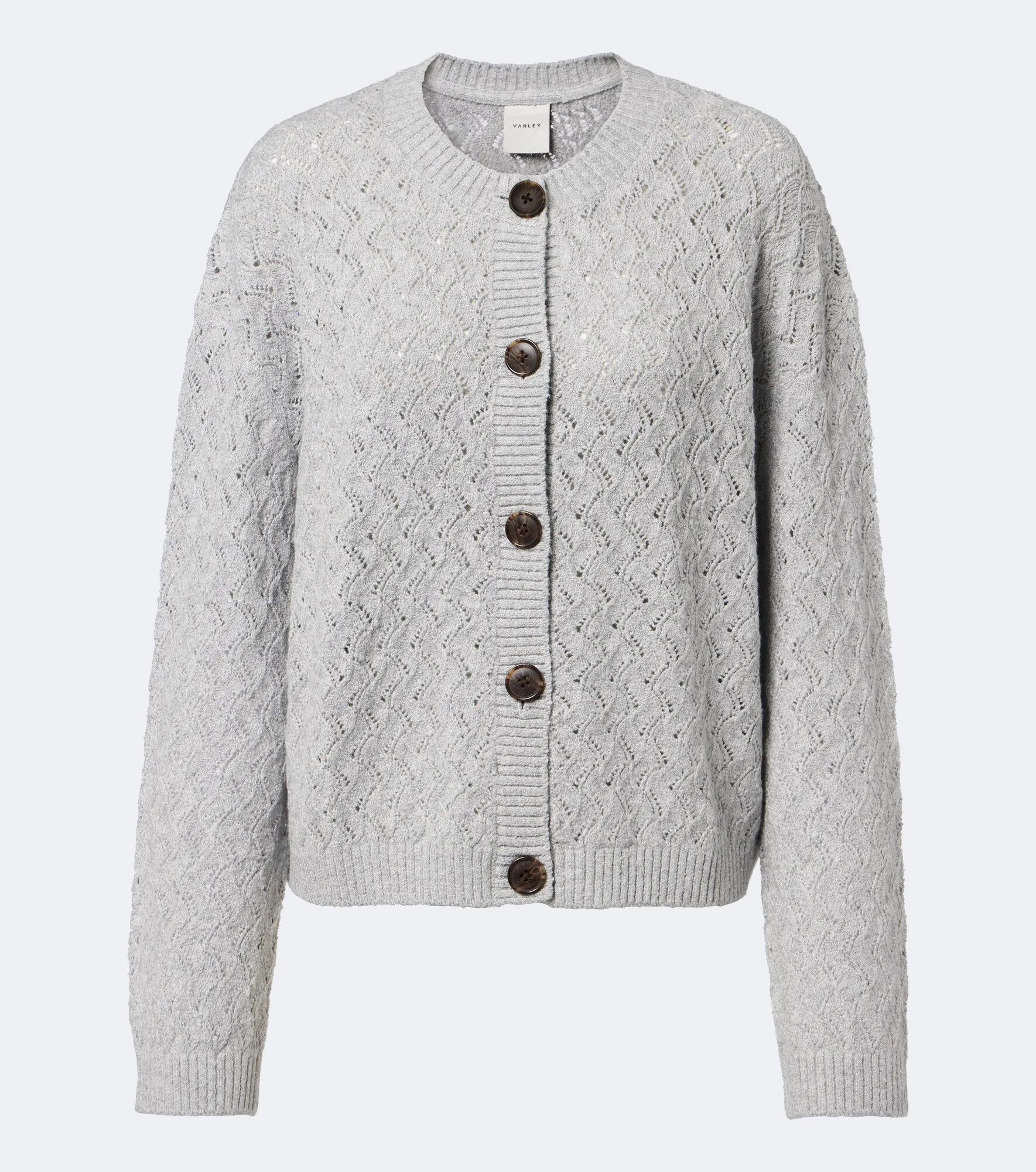 Hossler pointelle cotton-blend cardigan - 1
