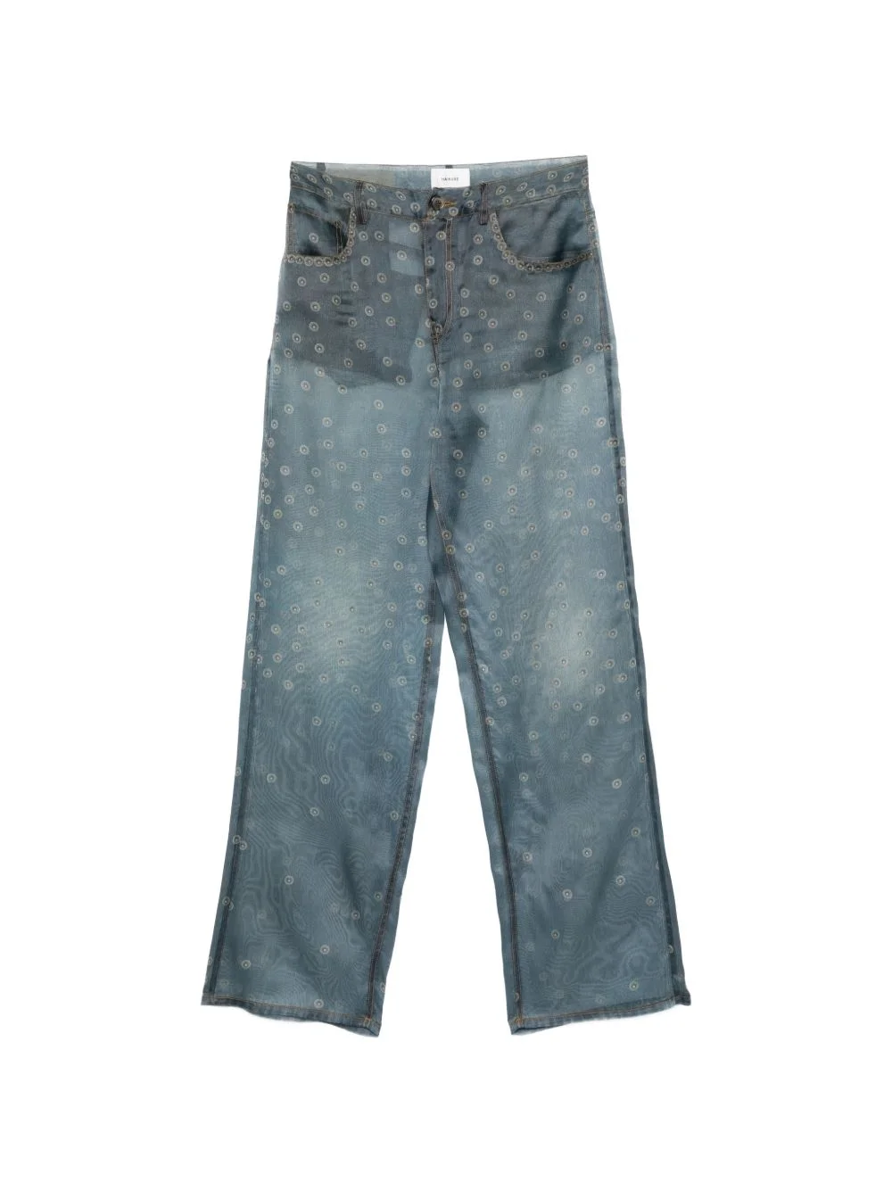 patterned bonnie denim - 1