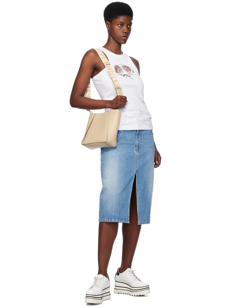 Stella McCartney White Crochet Cutout Tank Top outlook