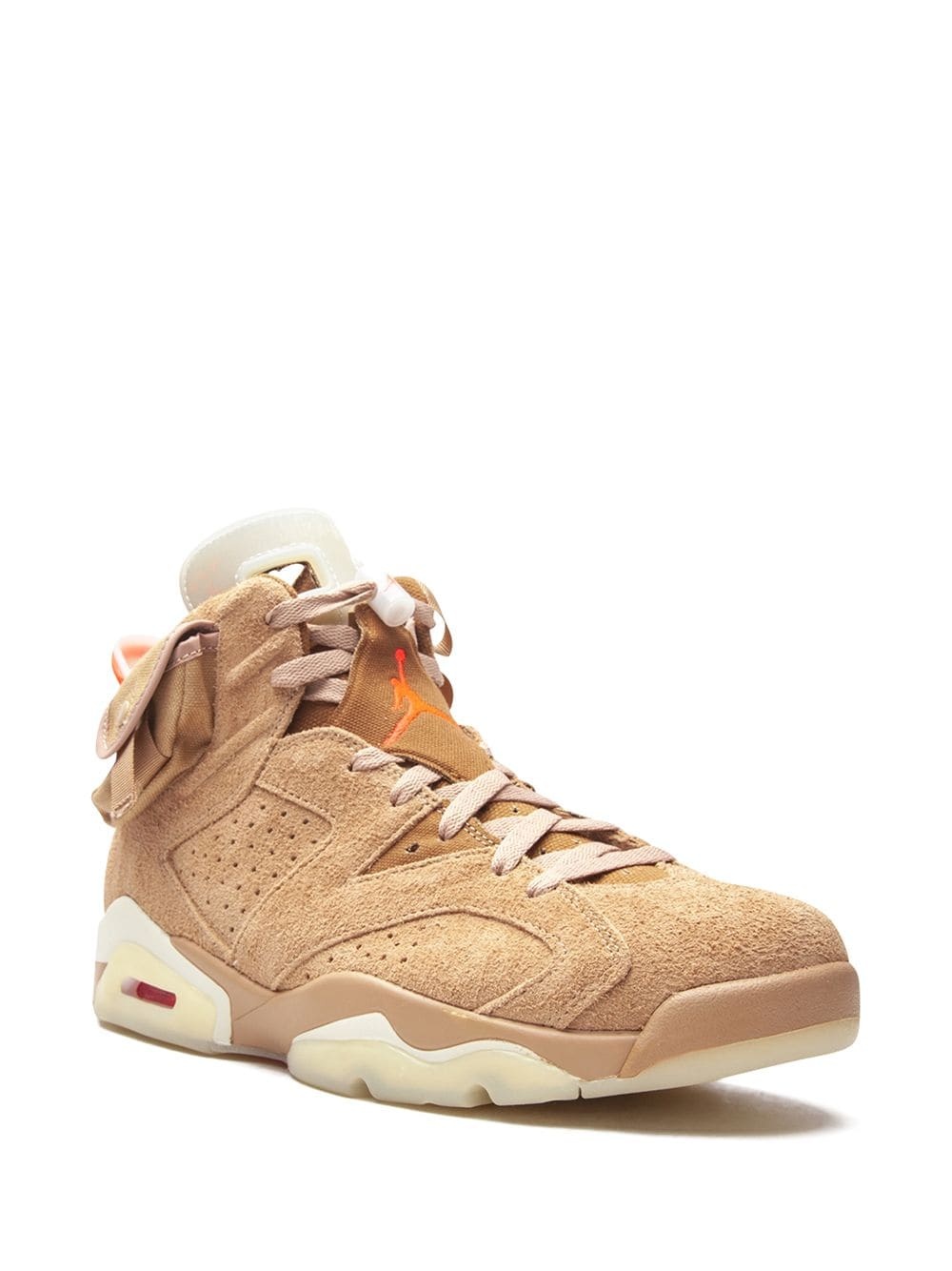 x Travis Scott Air Jordan 6 Retro 'British Khaki' sneakers - 2