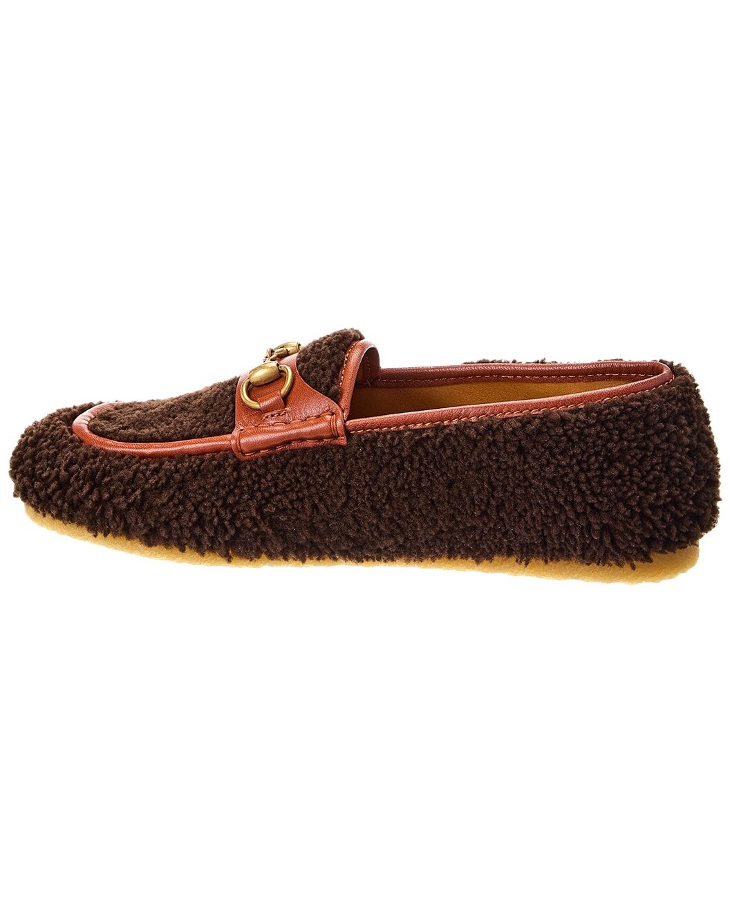 Gucci Shearling & Leather Loafer - 2
