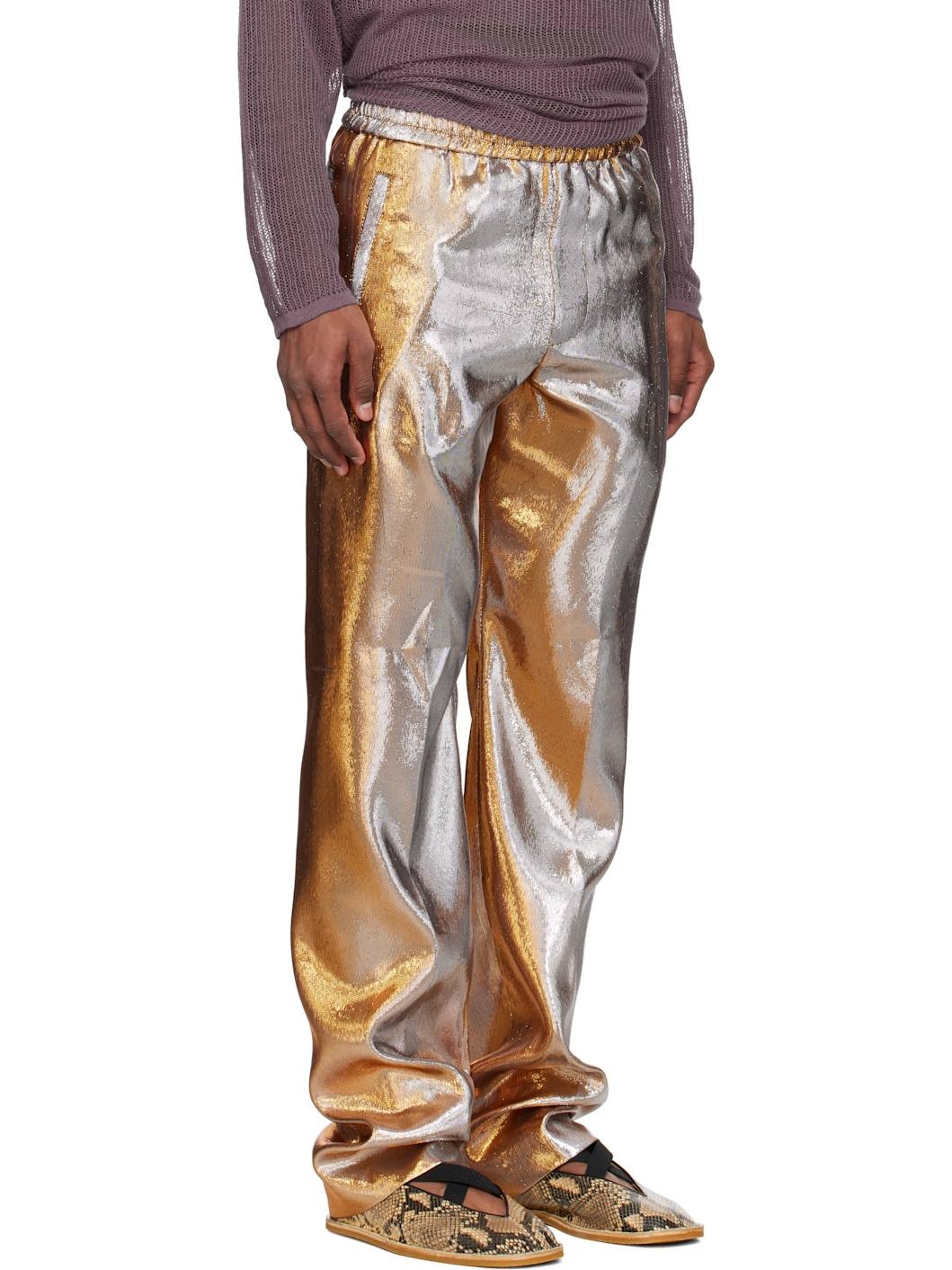 Gold Lamé Trousers - 2