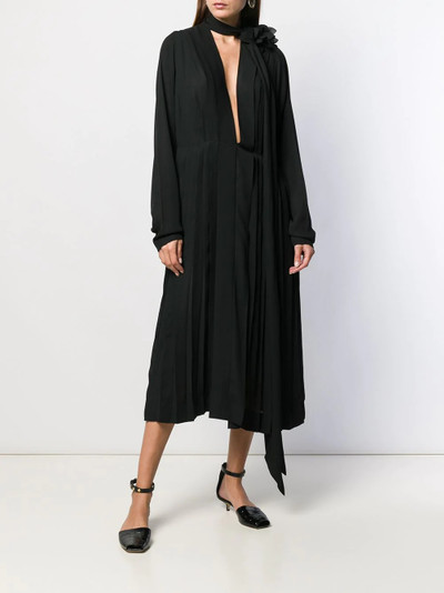 Victoria Beckham scarf-detail midi dress outlook