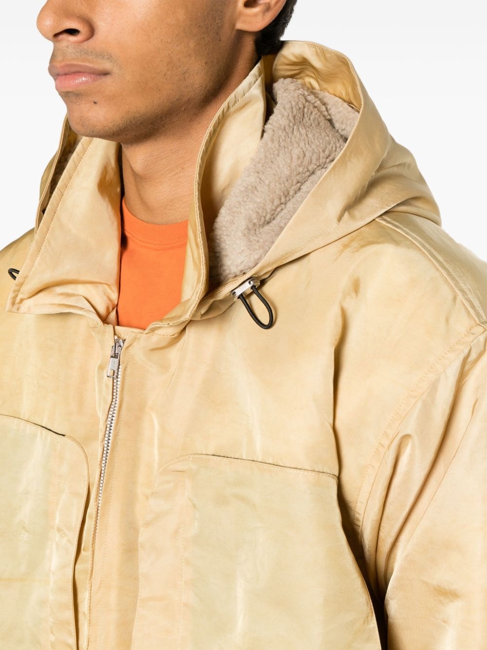 panelled hooded jacket - 5